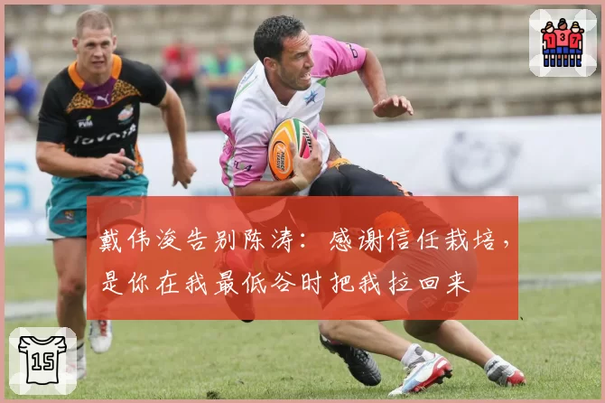 戴伟浚告别陈涛:感谢信任栽培,是你在我最低谷时把我拉回来
